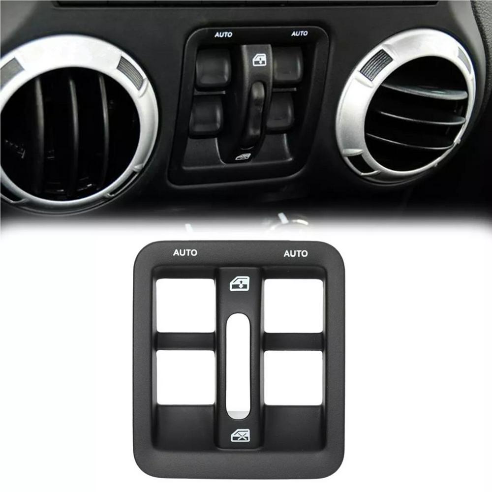 Панель приборной панели Рамка переключателя стеклоподъемника 1RP75DX9AC Для Jeep Wrangler 2011-2018