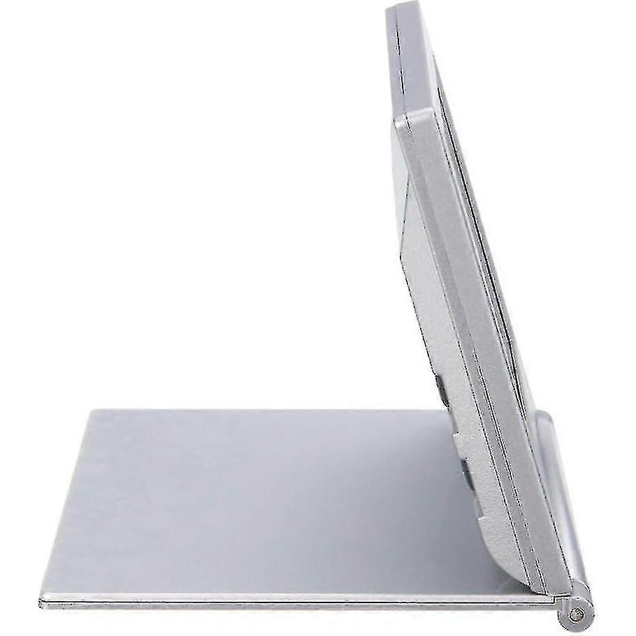 Folding Portable Desk Thermometer Calendar Alarm Clock - Digital Lcd Display Clock For Travel With Date Function