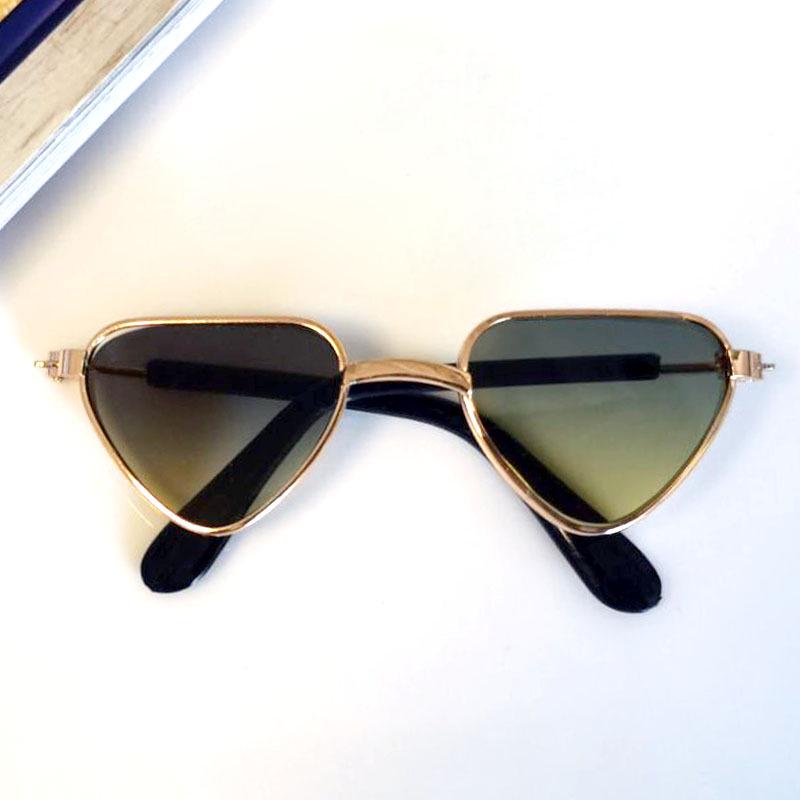 Модные кошачьи солнцезащитные очки - Защита от УФ-лучей Крутые металлические аксессуары для питомцев
