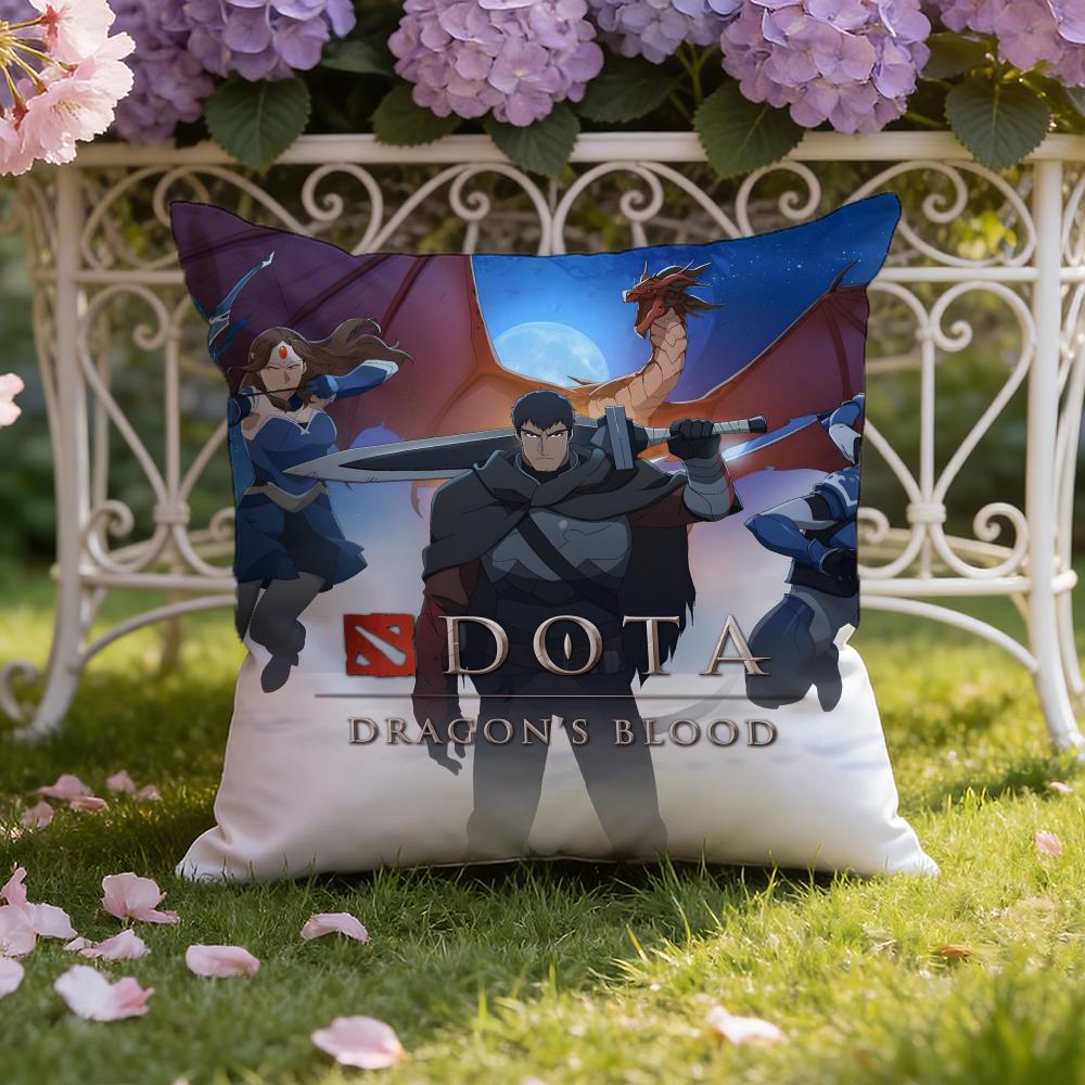 D-Dota D-Dragon Аниме B-Кровь Чехол на Подушку для Дома и Автомобиля Двухсторонний Чехол на Подушку: Двусторонняя конструкция для максимального комфорта