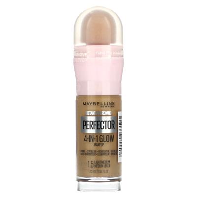 Instant Age Rewind, Perfector 4-в-1 Glow Makeup, 1,5 светло-средний, 0,68 жидких унций (20 мл)