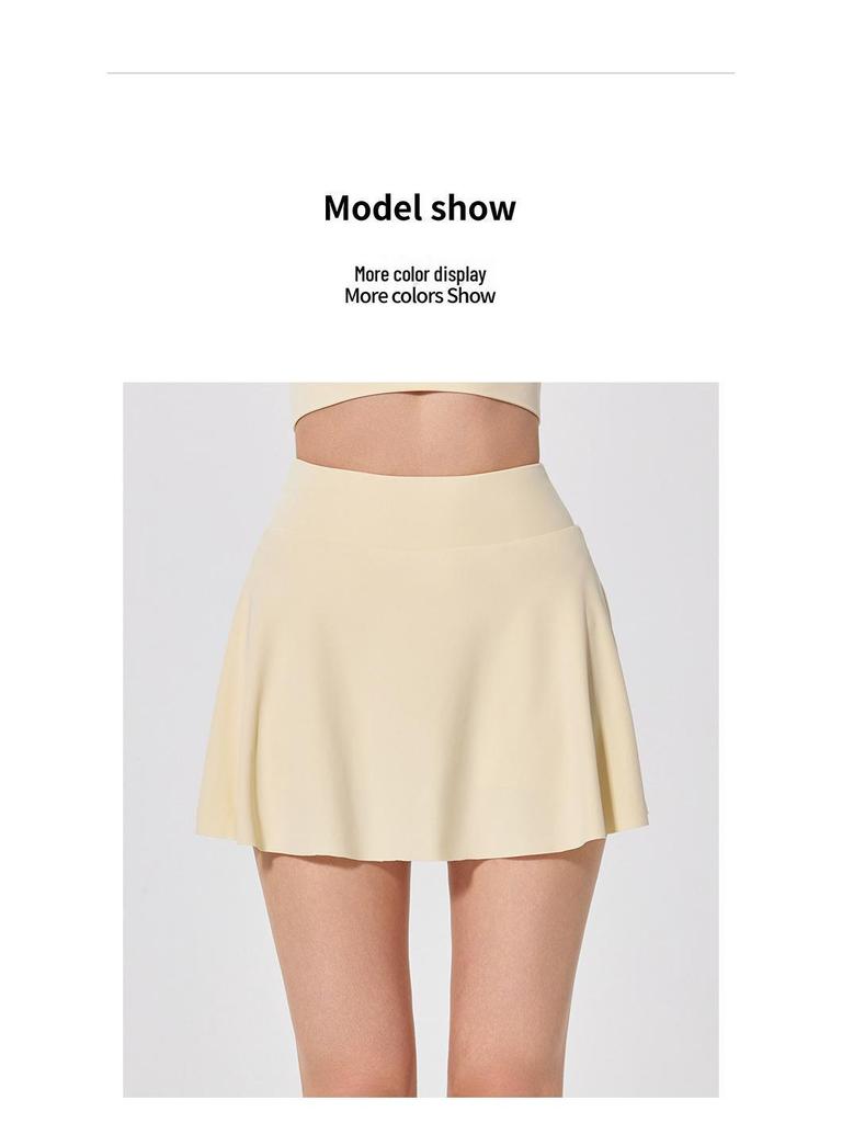 Женская спортивная юбка 2025 года с быстрым высыханием для йоги, бадминтона, бега, тенниса и гольфа