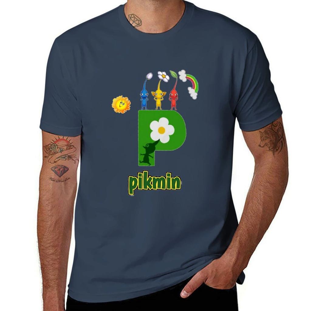 Pikmin t shirt TShirt Minimalist Plain Crew Neck TShirt