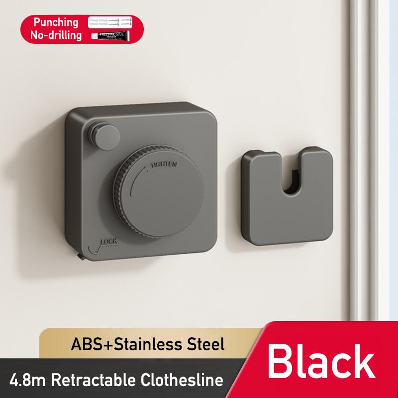 4,8 м нержавеющая стальная веревка выдвижная бельевая веревка выдвижная бельевая веревка на стене квартира туалет автофургон лошадь для сушки белья
