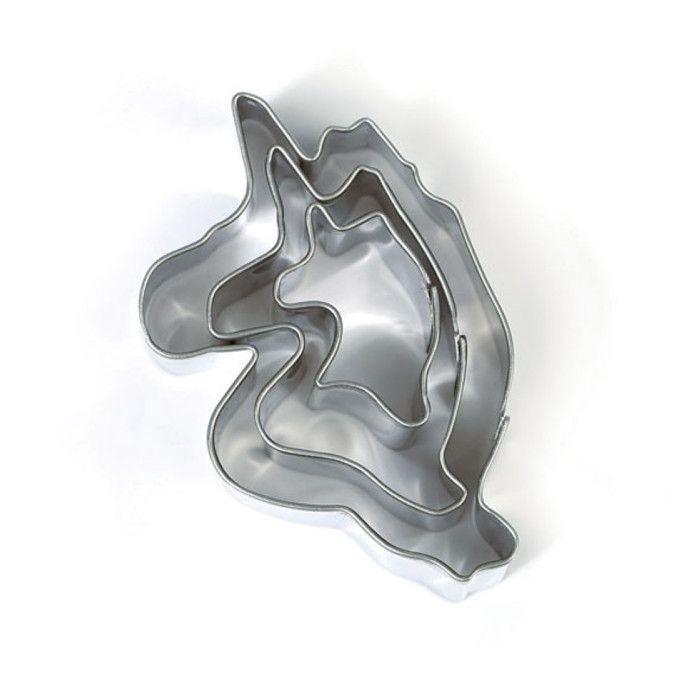 Emporte-pièces métal Licorne 3 pièces