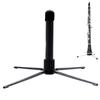 Portable Flute Stand Foldable Support 4-Leg Holder Stand for Flute Clarinet Oboe Soprano Saxophone Wind Instrument