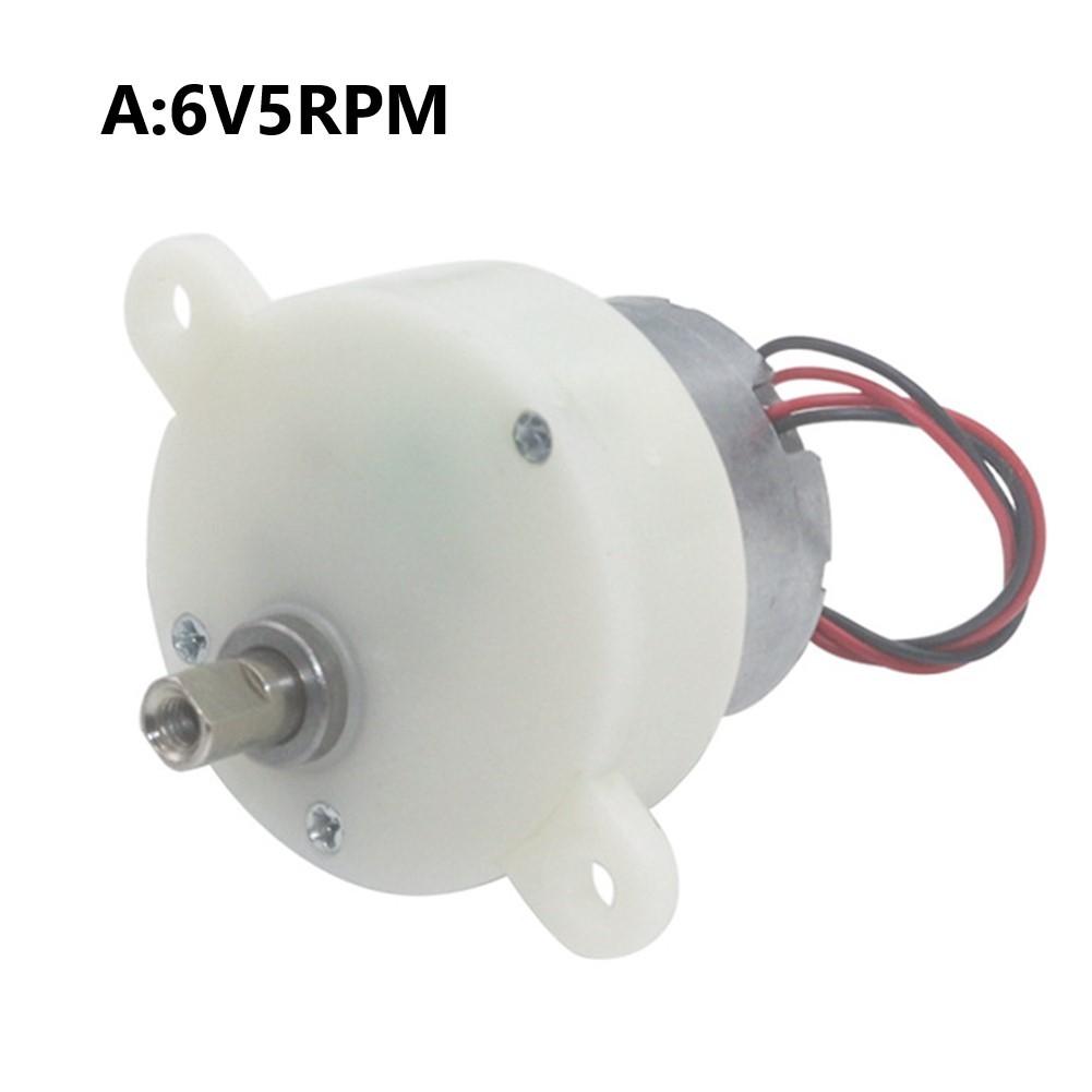 Type DC V Plastic Gear Motor Double Flat Tapping Hole