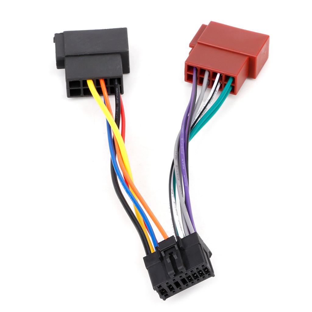 Автомобильный стерео жгут с 16-контактным портом на 8-контактный разъем Mini Iso, кабель проводки подходит для Pioneer 2003?на