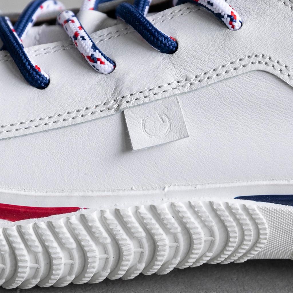 Кроссовки размера M для мужчин и женщин [Spingle] SP-1045 Белый/Красный (25.5cm)