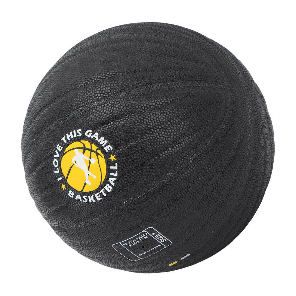 Weighted Training Basketball PU Rebound Well Size 7 Heavy Trainer Basketball for Men Women White Word 1kg 2.2lb