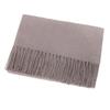 Camel Solid Color Scarf Autumn and Winter Warm Thickened Imitation Cashmere Shawl Dual-use Tassel Men's and Women's Couple Scarf Winter