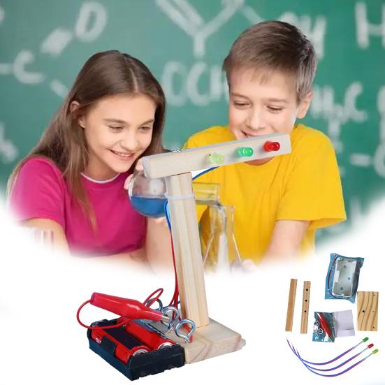 1 набор новых научных и образовательных познавательных обучающих деревянных светофоров DIY модель для дома, маленькая