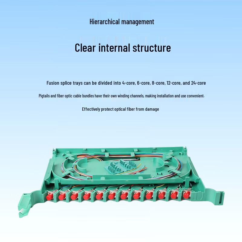 Boyang ODF Unit Integrated Fiber Optic Splicing Tray