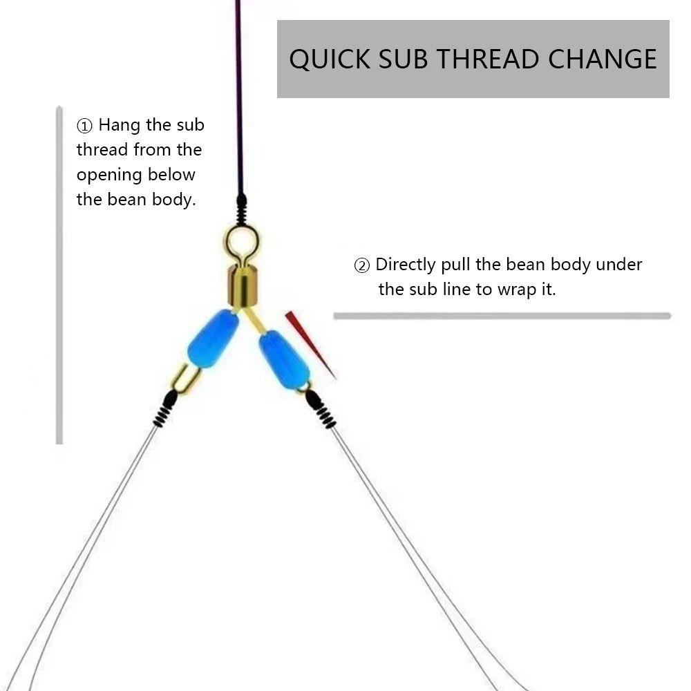 Инструмент для завязывания Леска Space Bean Space Bifurcation Eight Тип Контактор Устройство Двойные крючки