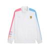 Puma Scuderia Ferrari T7 Miami Simple Loose Comfortable Long Sleeve Jacket Men Jacket White 633406-03