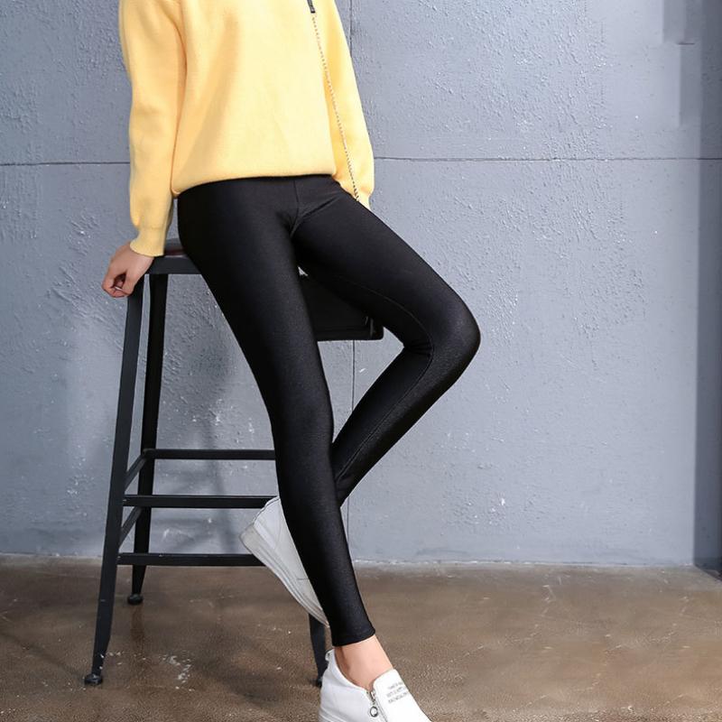 Plus Size Leggings Women's Warm Tights Winter Bright Velvet Thick Legging Super Elastic Pants