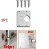 1pc Hinge Repair Plate for Cabinet Furniture Drawer Window Table Cabinet Door Hinge Tools