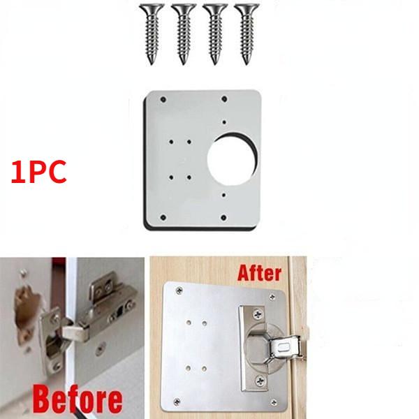 Пластина для ремонта петель для корпусной мебели, ящика, окна, стола, инструменты для дверных петель шкафа