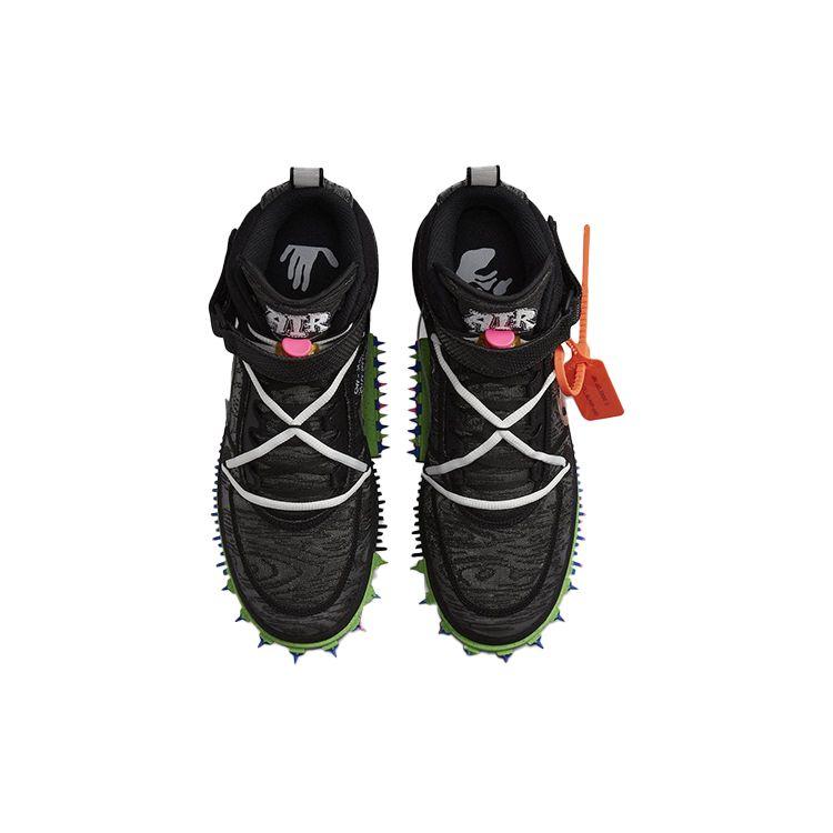 Off-White x Nike Air Force 1 Mid Черные Унисекс Кроссовки Прозрачные DO6290-001