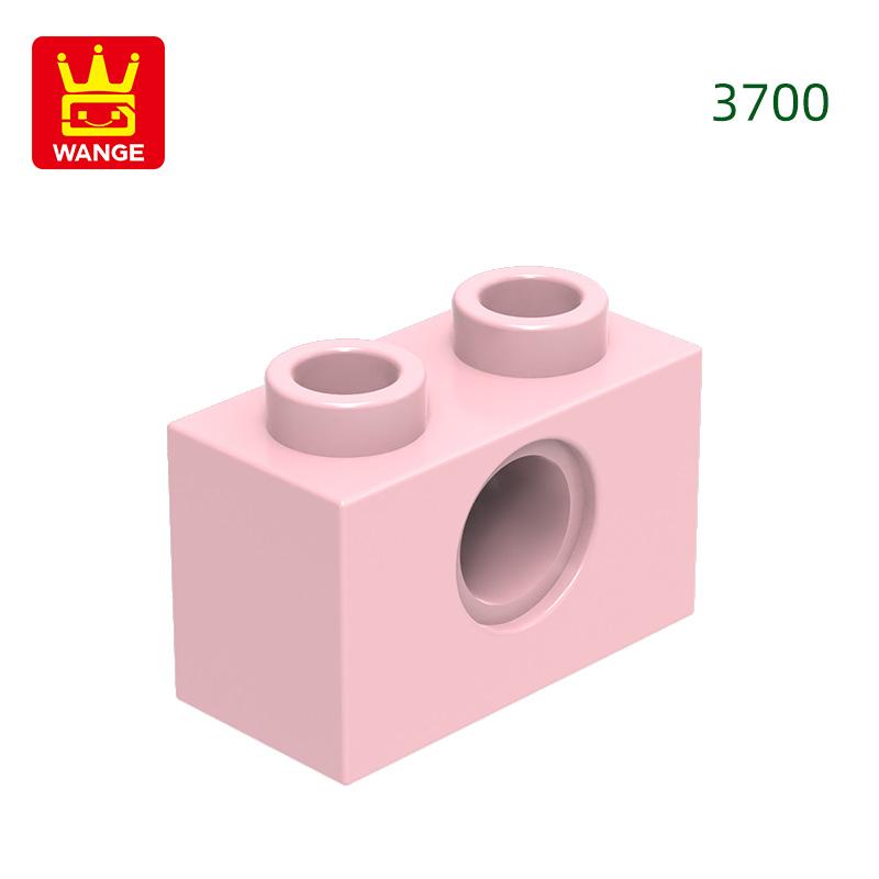 125 шт./лот 3700 1x2 1 отверстие Строительные блоки MOC DIY Аксессуары Совместимые с Кирпичиками Детские Игрушки Подарочная Коробка
