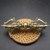 Brass Retro and Old Xizang Tantra Magic Tool Large Vajra Pestle Treasure Pestle Magic Pestle Ornament Amulet