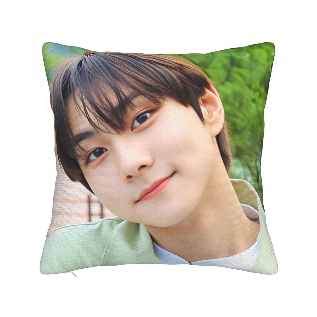 Pillow Case Kpop Style Boy Wonnie Soft Pillow Cover For Living Room Sofa Cute Funny Pillowcases