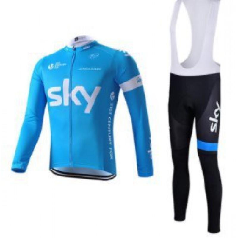 Thermal Fleece Cycling Jersey Pants Set Men Women Winter Bike Riding Gear