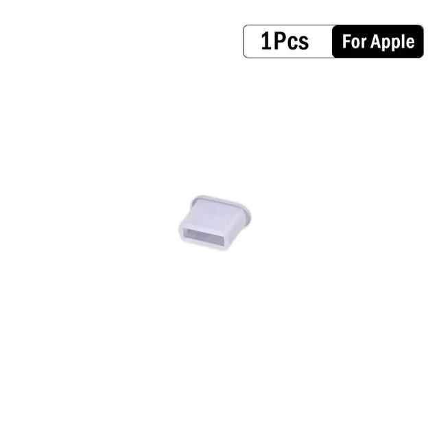 Для iOS Type C Micro USB A Порт для зарядки Защитная крышка Пылезащитные заглушки Пылезащитный стопор Защитный колпачок для кабеля данных для iPhone