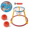 Pool Basketball Hoop Set for Kids Adults 2-in-1 Floating Basketball Ring Toss Game Summer Pool Fun Games for Family Gatherings Indoor Outdoor