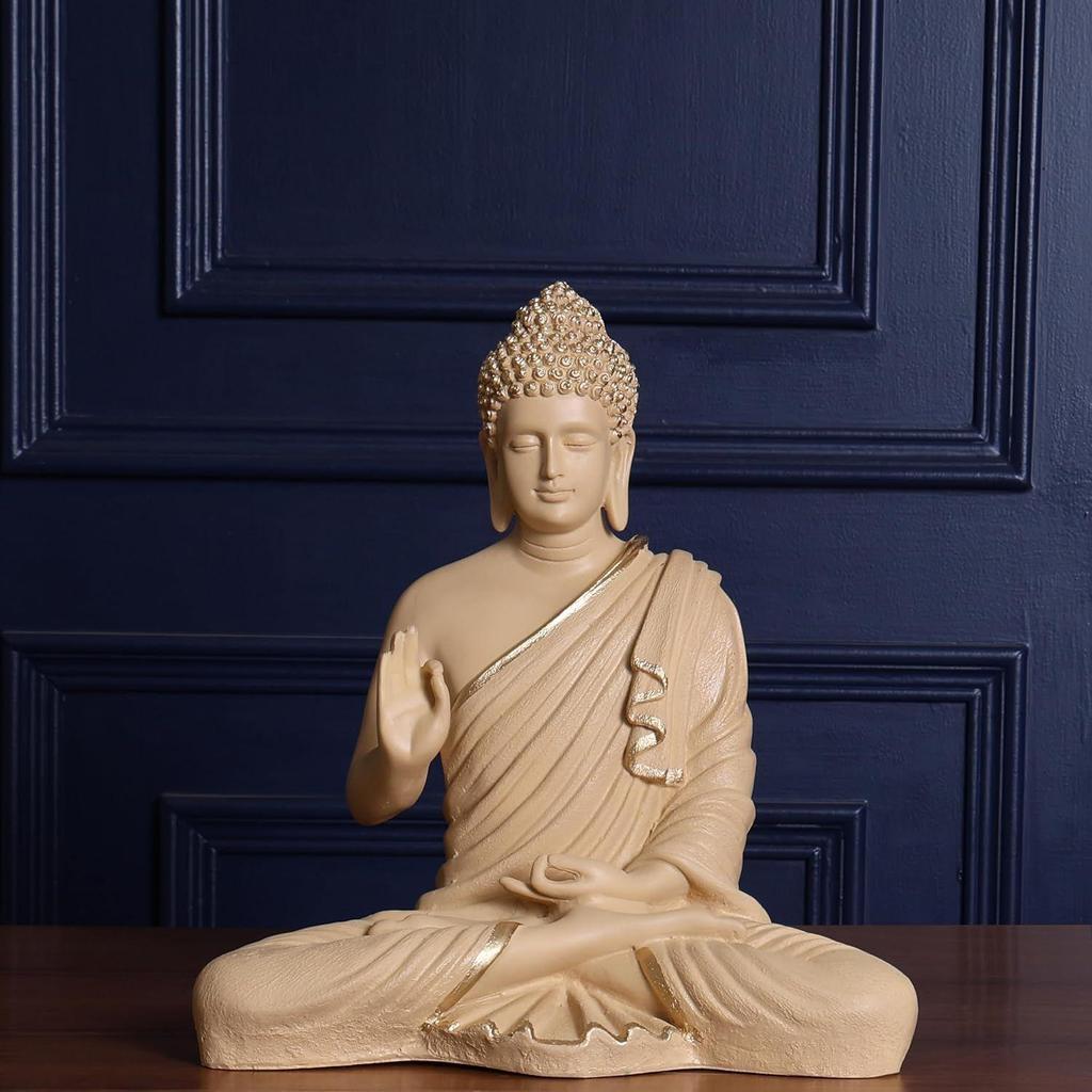 Статуя Будды для домашнего декора и декора офиса Статуя Будды из мраморной пыли