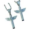 Wing Cross Pendant Necklace with CZ Stones for Men Hop Jewelry