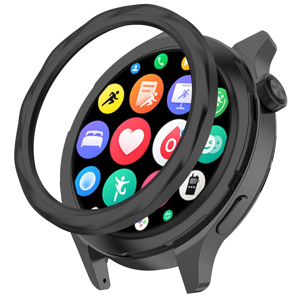 Металлическое кольцо-безель для Xiaomi Watch S4/S3 Закаленное стекло Защитная пленка для экрана для xiaomi Watch S4 S3 eSIM Чехол-бампер