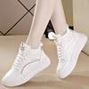 Туфли на платформе с высоким берцем, женские осенние новинки, модные спортивные повседневные и легкие белые туфли, женская обувь