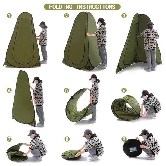 Палатка для душа на открытом воздухе, легкая установка, пляж, кемпинг, пеший туризм, переносная раздевалка, мобильный туалет, мгновенная конфиденциальность, укрытие от солнца