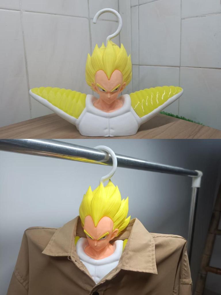 Креативная вешалка для одежды Dragon Ball Goku, Piccolo & Vegeta - Подарок и Декор для Детей