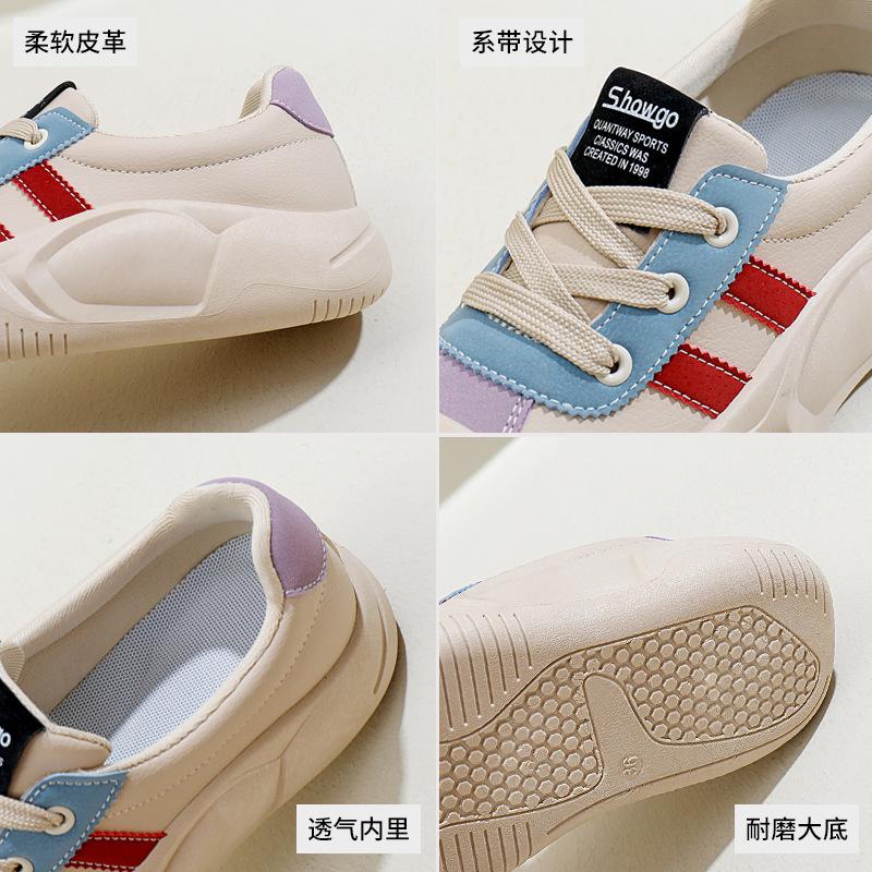 Модные высококачественные женские повседневные кроссовки на платформе для ходьбы, трендовые универсальные женские кроссовки, женская кожаная вулканизированная обувь Chaussure Femme