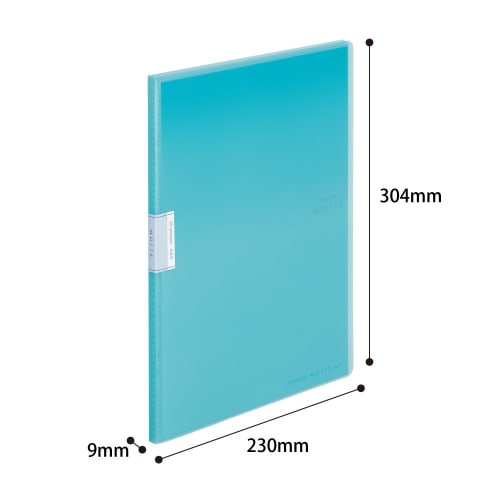 KOKUYO File Clear Book MOTTE A4 20 Sheets Pocket Light Blue La-LM20LB