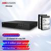 32-канальный 4-дисковый NVR Hikvision с 2 жесткими дисками по 10 ТБ, китайская вилка (адаптер в комплекте)