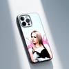A-Avril Skate punk L-Lavigne Чехол для телефона iPhone 16,15,14,13,12,11,Pro,Max,Plus,X,XS,SE,E,Mini,Мягкий силиконовый черный чехол