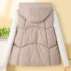 Fashion Winter Warm Vest Woman Sleeveless Parka Casual Thick Women's Jackets