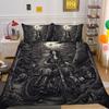 Красивое одеяло с принтом черепа, комплект двойного размера, покрывала из микрофибры, модный домашний текстиль высокого качества