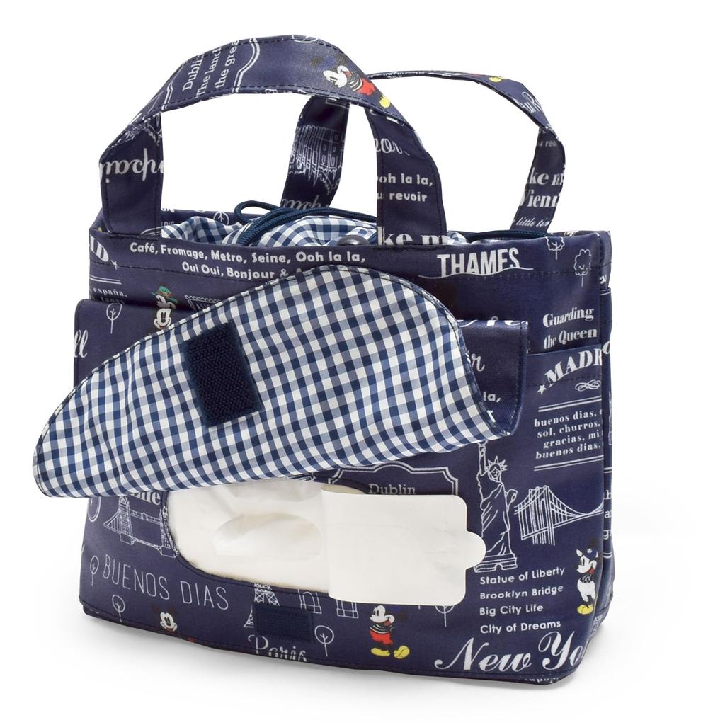 COLORFUL CANDY STYLE Disney Diaper Pouch and Baby Backpack Set Mickey TRAVEL (Drawstring Tote) / Mouse/LET'S / B8003000-BTR