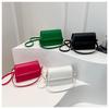2024 Minimalist Women's Solid Color Casual Crossbody Bag - Japanese Style, Small Square Design, Fashionable Single Shoulder Bag