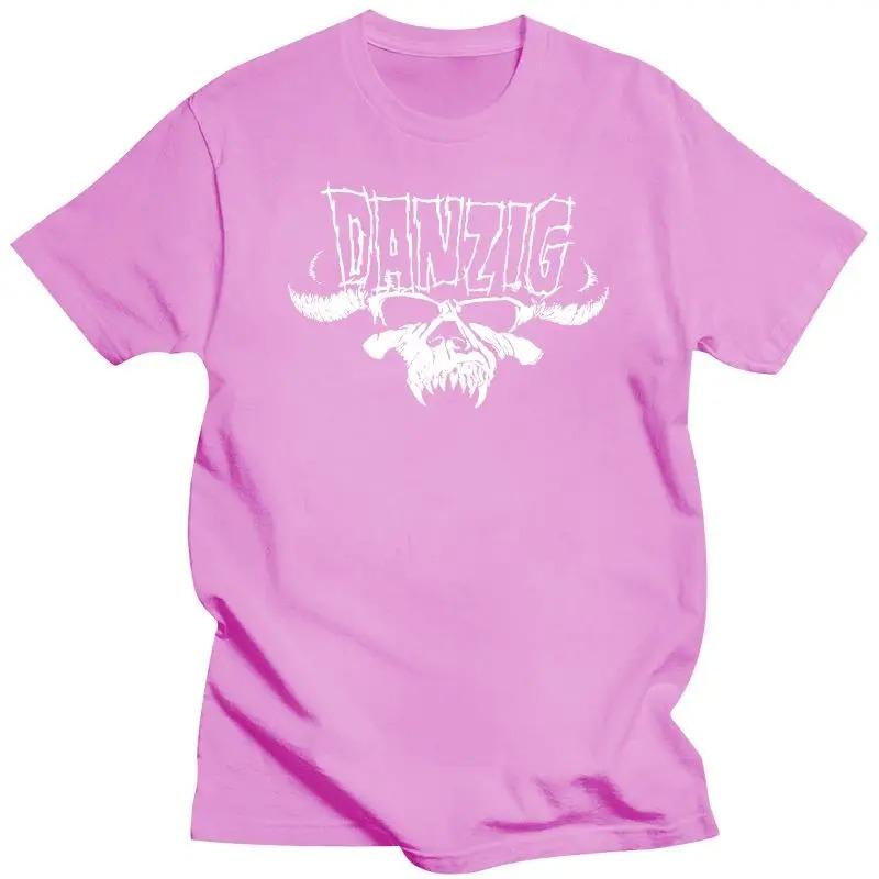 Мужская одежда Мужская одежда Дизайн кепки шляпы Мужской летний стиль Мода Сваг Мужчины . Мужская футболка с логотипом черепа Danzig и эффектом потертости
