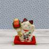 Yakushi Kiln Lucky Cat Удачи Удачи (Держатель молотка) (с наклейкой)
