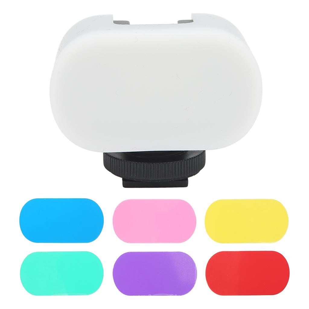 Свет для камеры RGB Мягкий свет Мини-размер Зарядка Type C 6 цветов Широко используемый Мини-видеосвет для живой фотографии