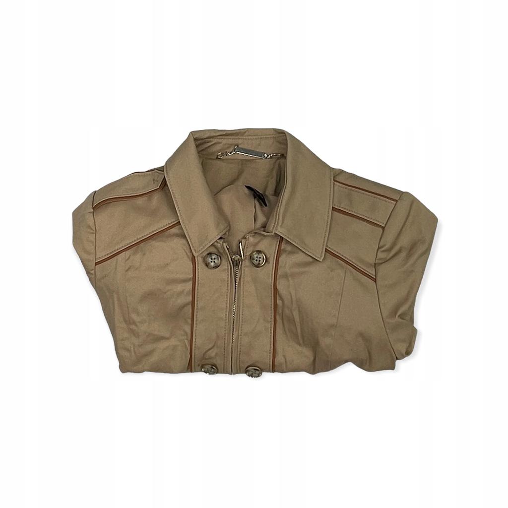 Women's Spring Jacket WHITE BLACK M - Used