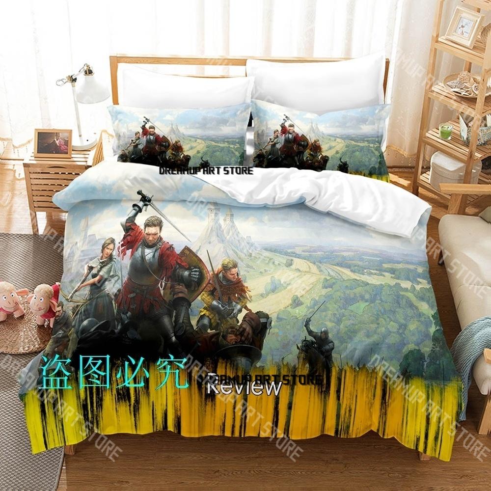 Модный комплект постельного белья Kingdom Come Deliverance II Односпальный Двуспальный Полный Queen King Размер Комплект для спальни Детской Пододеяльник Комплект