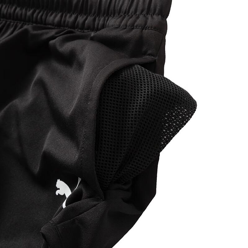 Puma Logo Elastic Casual Sports Shorts Women Shorts Black 685640-01