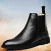 Модные мужские ботинки челси, высококачественные замшевые ботинки из натуральной кожи, ботильоны в британском стиле для мужчин, деловые ботинки Botas Hombre